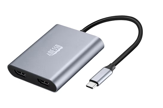 Adesso - USB-C to Dual HDMI Adapter