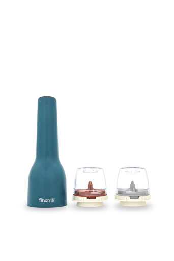 Finamill - Grinder with 2 Pods (ProPlus & Peppercorn), Rechargeable Home & Kitchen Ocean Blue
