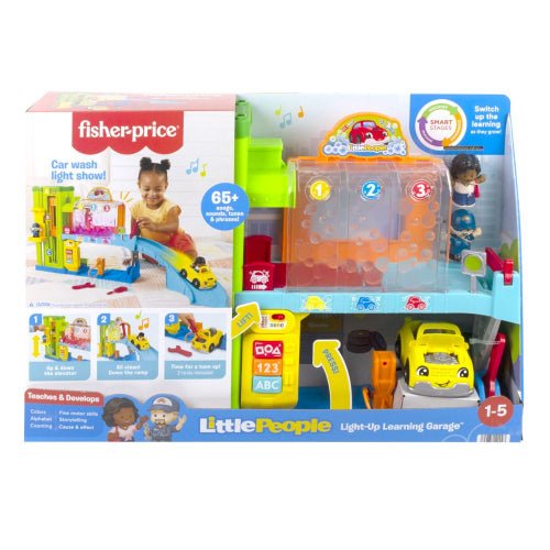 Fisher - Price - Little People - Light - Up Learning Garage Playset Toys & Games