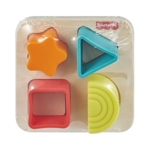 Fisher - Price - Wood - Wooden Silicone Puzzle Toys & Games