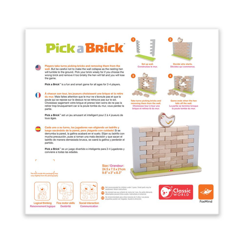 FoxMind - PICK A BRICK Toys & Games