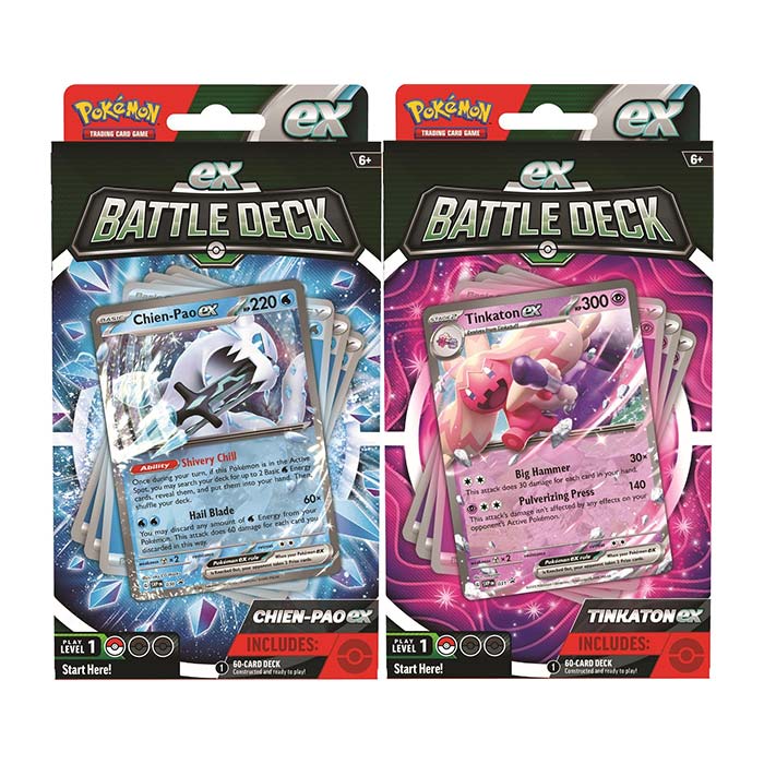 Funko - Pokemon TCG: Tinkaton & Chien - Pao Ex Battle Deck Arts & Entertainment