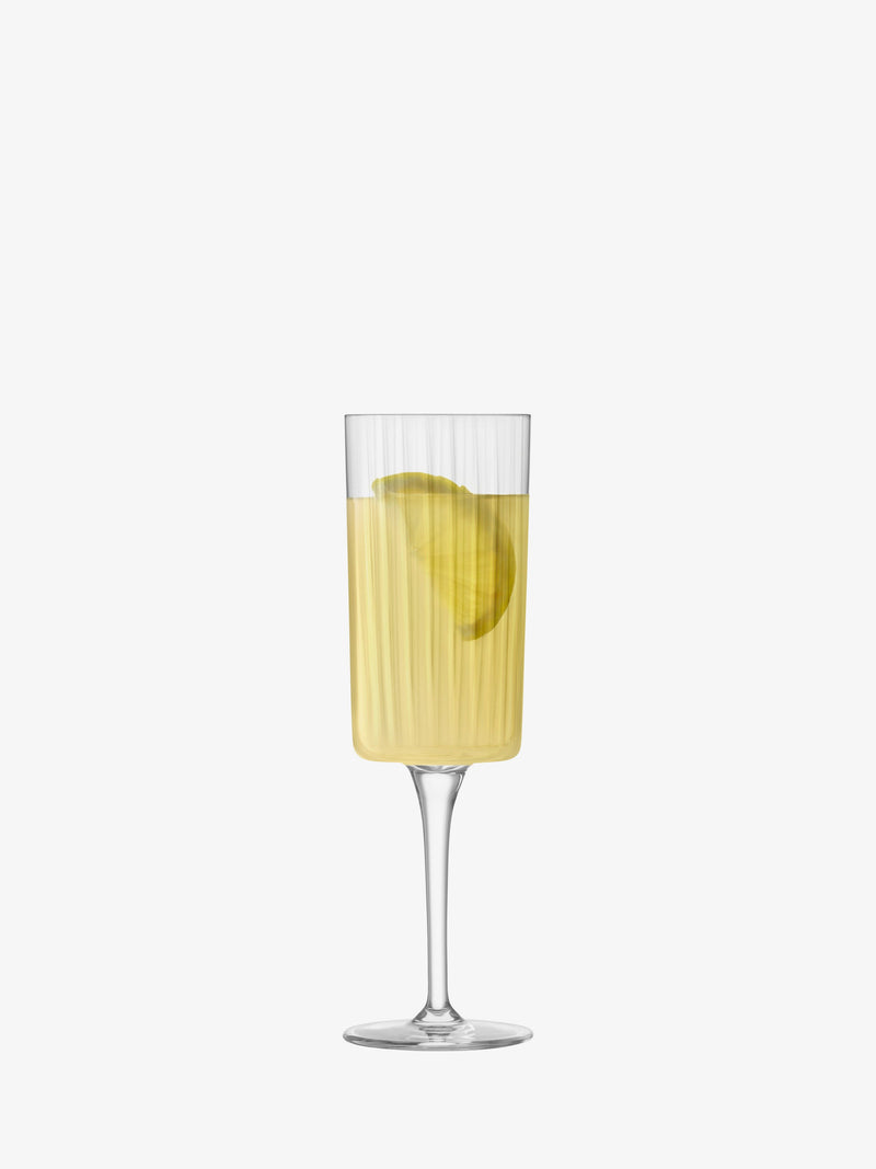 LSA - Gio Line - Champagne Flutes (Set of 4) | 210 mL - detail or setting view