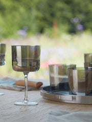 LSA - Lunar - Wine Glasses (Set of 2) | 250 mL - detail or setting view