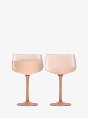 LSA - Arc Contrast - Cocktail Saucers (Set of 2) | 250 mL - detail or setting view