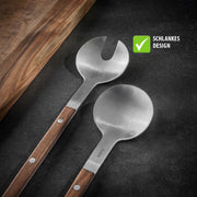 Gefu - Salad Server Set Walnut FILIGO Home & Kitchen