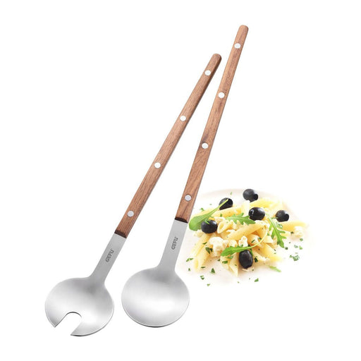 Gefu - Salad Server Set Walnut FILIGO Home & Kitchen