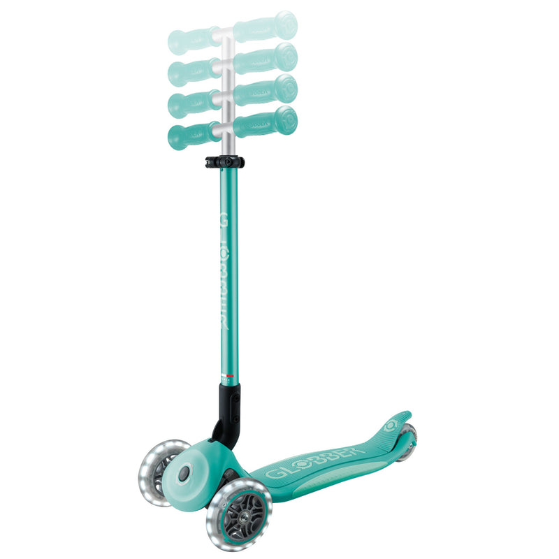 Globber - Primo Foldable Plus Lights Sporting Goods Dark Mint / Mint