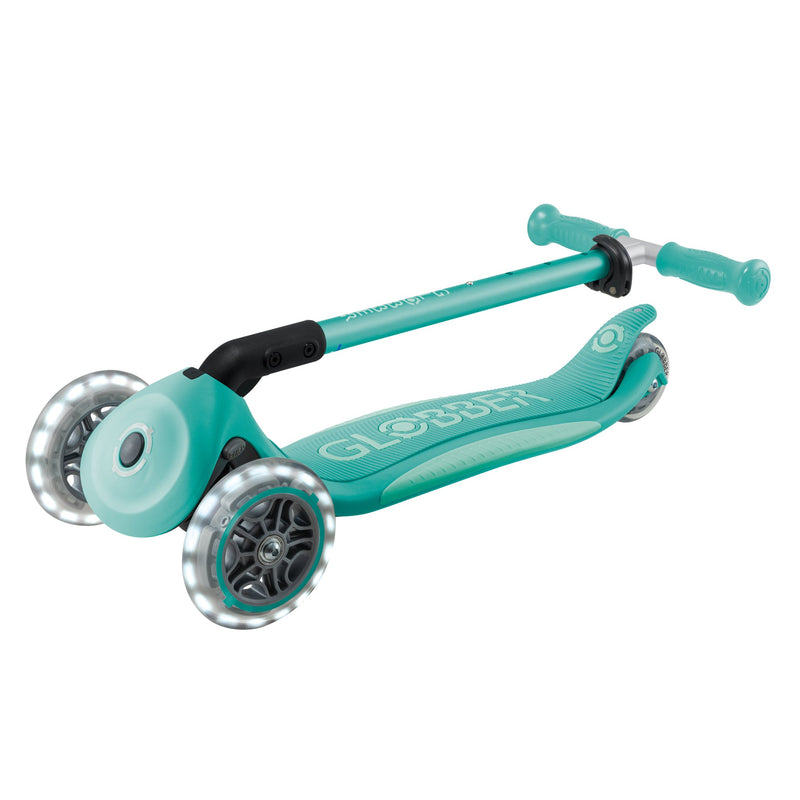 Globber - Primo Foldable Plus Lights Sporting Goods Dark Mint / Mint