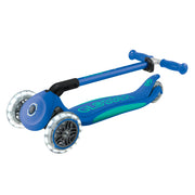 Globber - Primo Foldable Plus Lights Sporting Goods Navy Blue / Emerald Green