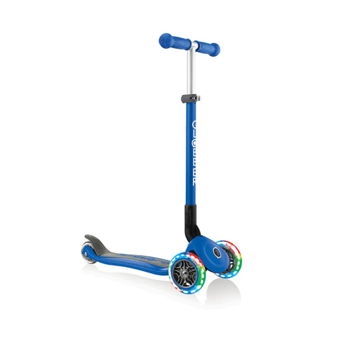 Globber - Primo Foldable with Lights - Blue Sporting Goods