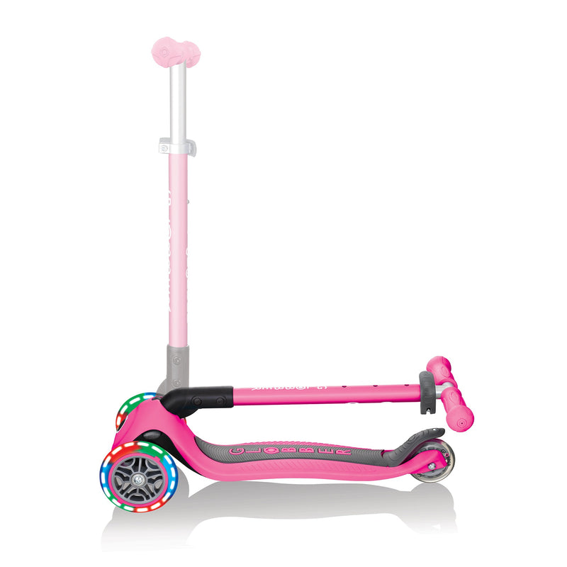 Globber - Primo Foldable with Lights - Deep Pink Sporting Goods