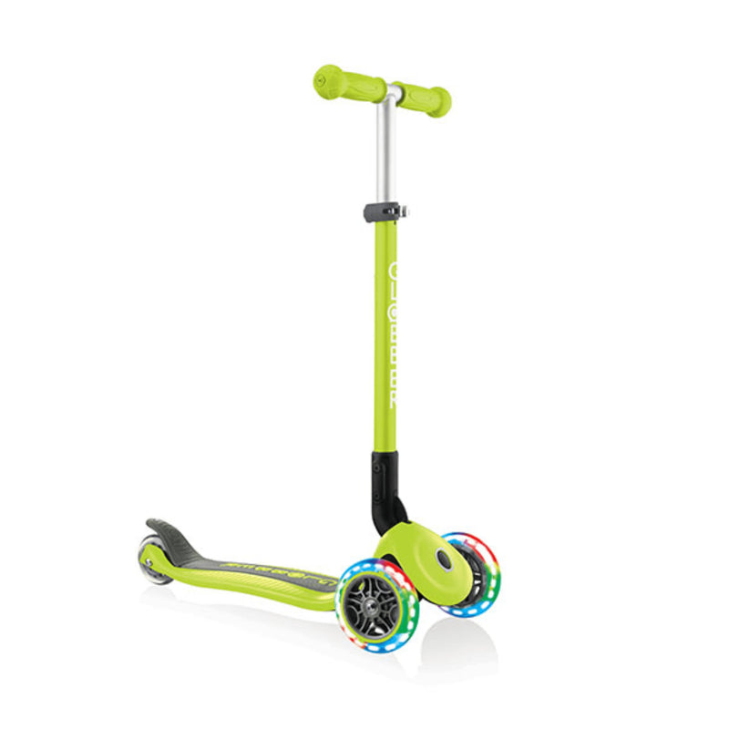 Globber - Primo Foldable with Lights - Green Sporting Goods