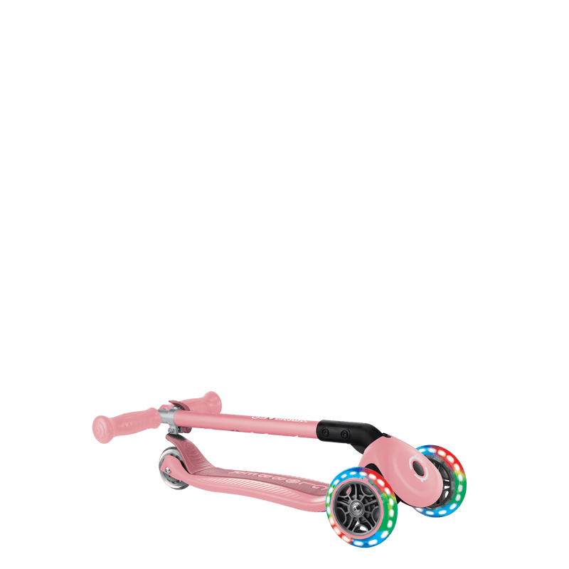 Globber - Primo Foldable with Lights - Pastel Pink Sporting Goods