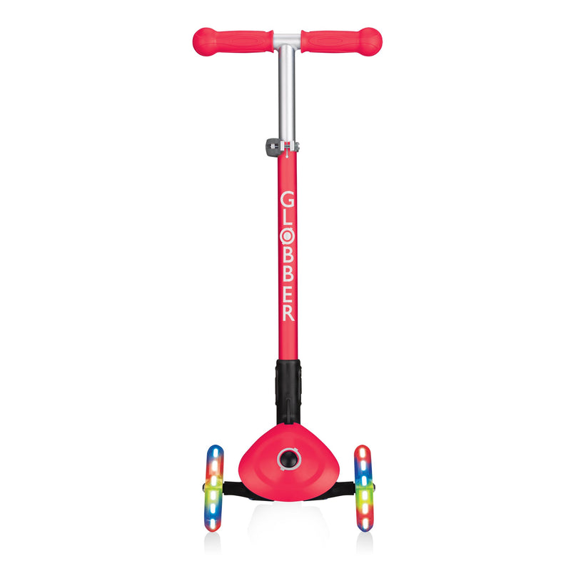 Globber - Primo Foldable with Lights - Red Sporting Goods