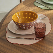 Guzzini - LE MURRINE - 20 cm Home & Kitchen Saffron Yellow/White/Water Lily Green