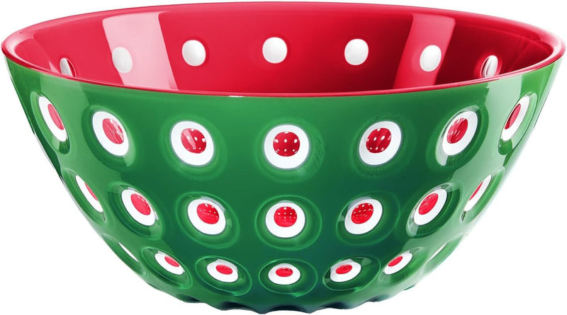 Guzzini - LE MURRINE - Bowl 25 cm Home & Kitchen Emerald Green White Red