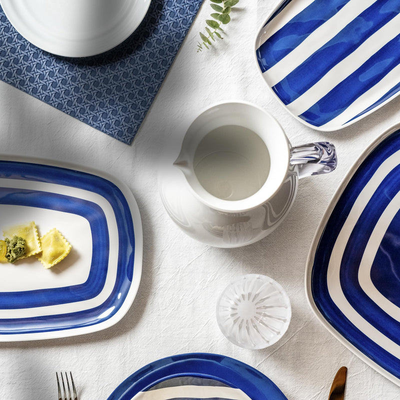 Guzzini - RIVIERA - Bowl - Mediterranean Blue - 22 cm Home & Kitchen