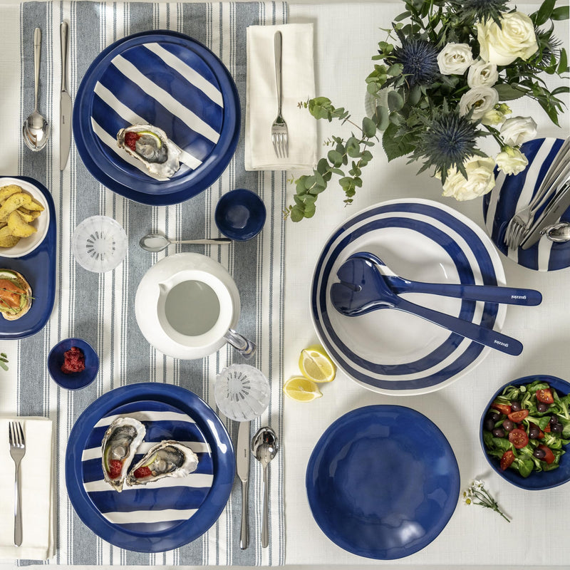 Guzzini - RIVIERA - Dinner Plate - Mediterranean Blue Home & Kitchen