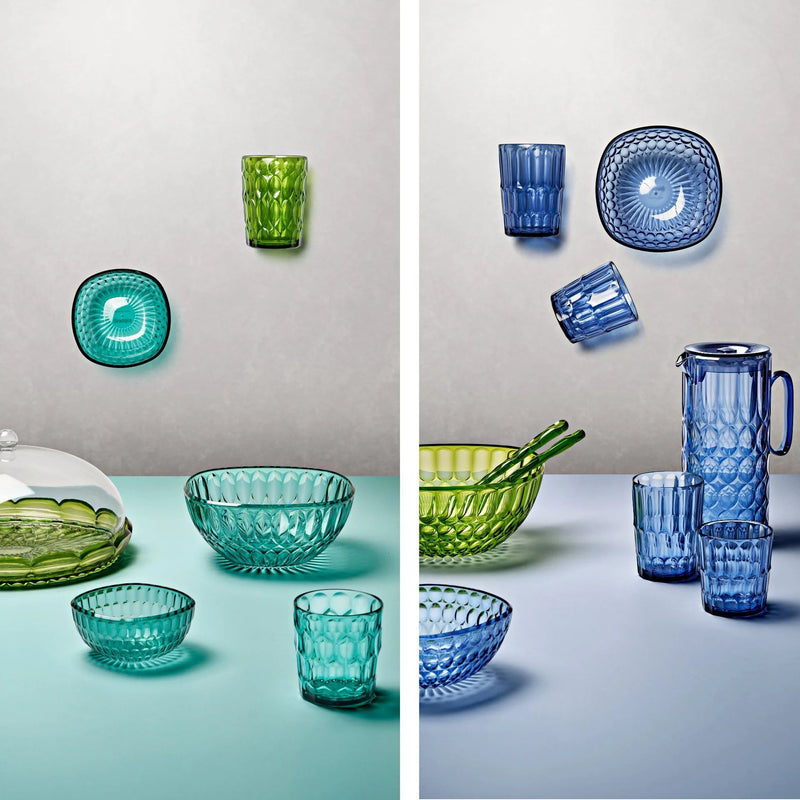 Guzzini - VANITY - Low Tumbler Pattern 3 Home & Kitchen Clear