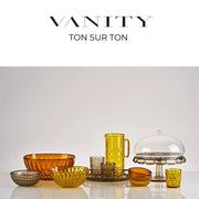 Guzzini - VANITY - Low Tumbler Pattern 3 Home & Kitchen Clear