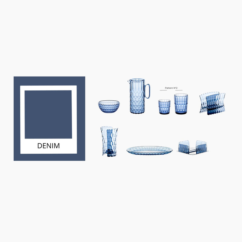 Guzzini - VANITY - Tall Tumbler - Pattern N°2 Home & Kitchen Smoke