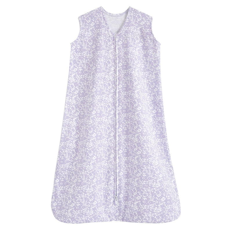 HALO - 100% Cotton Sleepsack Wearable Blanket Mother & Baby Aster Flowers Purple S