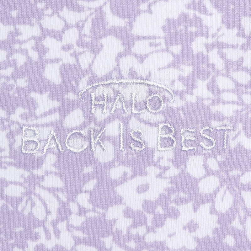 HALO - 100% Cotton Sleepsack Wearable Blanket Mother & Baby Aster Flowers Purple S