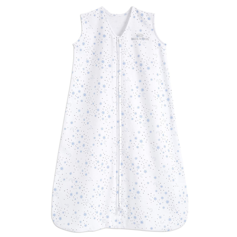 HALO - 100% Cotton Sleepsack Wearable Blanket Mother & Baby Midnight Moons Blue S