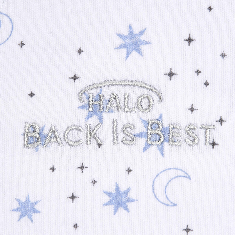 HALO - 100% Cotton Sleepsack Wearable Blanket Mother & Baby Midnight Moons Blue S