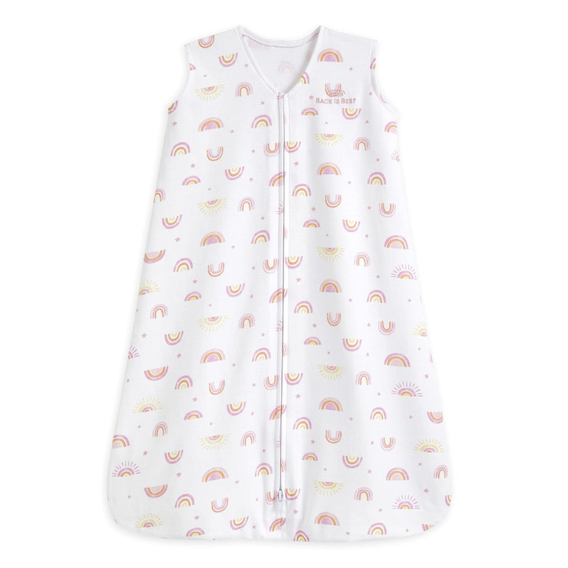 HALO - 100% Cotton Sleepsack Wearable Blanket Mother & Baby Sunshine Rainbows S