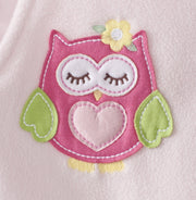 HALO - Early Walker Sleepsack Micro Fleece (1.0 TOG) | Pink Owl - Neutral - Ex - Large Apparel & Accessories
