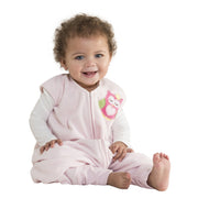 HALO - Early Walker Sleepsack Micro Fleece (1.0 TOG) | Pink Owl - Neutral - Ex - Large Apparel & Accessories