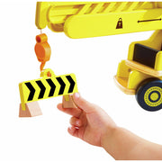 Hape - MOBILE CRANE & CONSTRUCTION SET Toys & Games