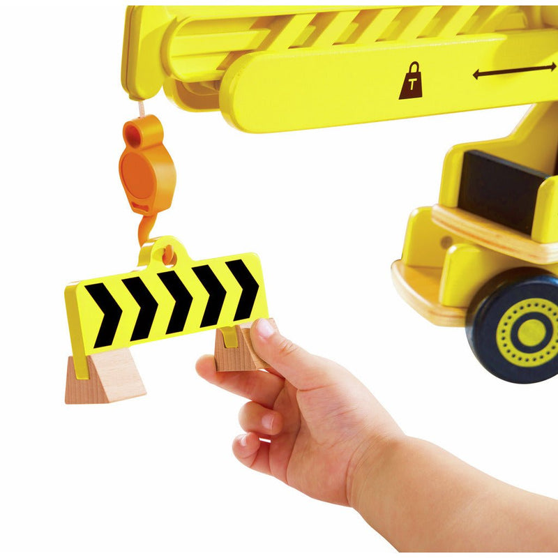 Hape - MOBILE CRANE & CONSTRUCTION SET Toys & Games