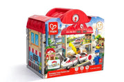 Hape - PORTABLE TRAIN STATION SET Games & Toys