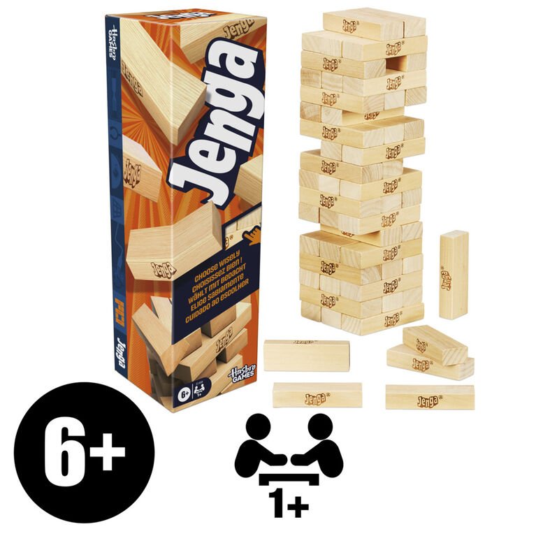 Hasbro - JENGA (refresh) Games & Toys
