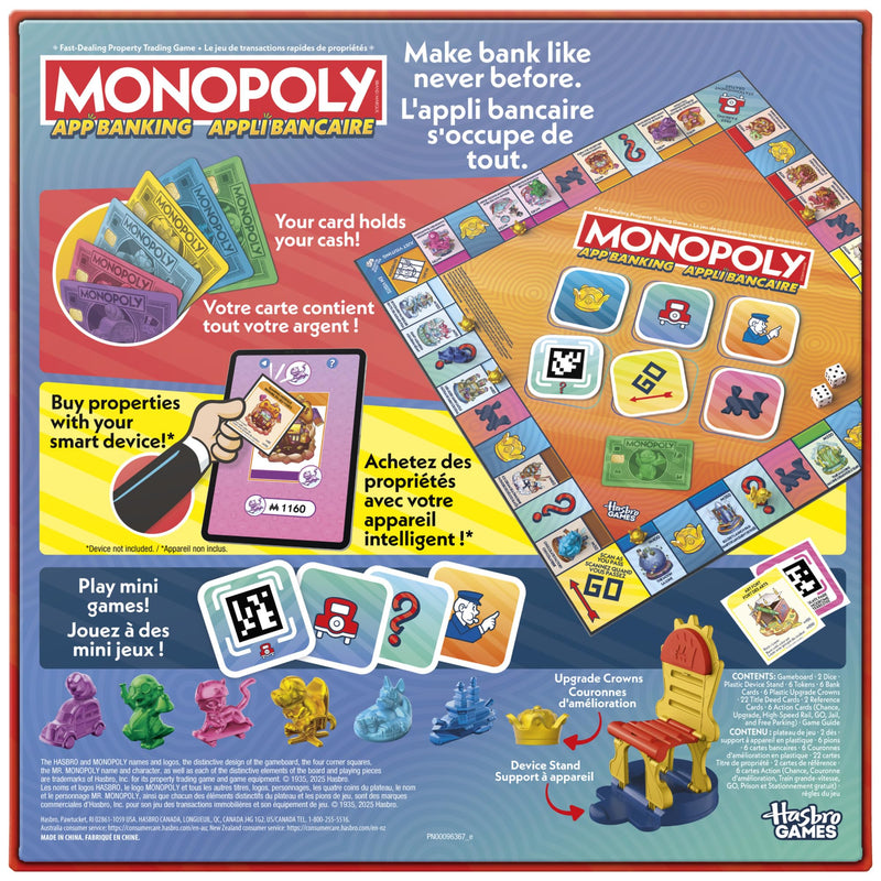Hasbro - MONOPOLY - APP BANKING Toys & Games