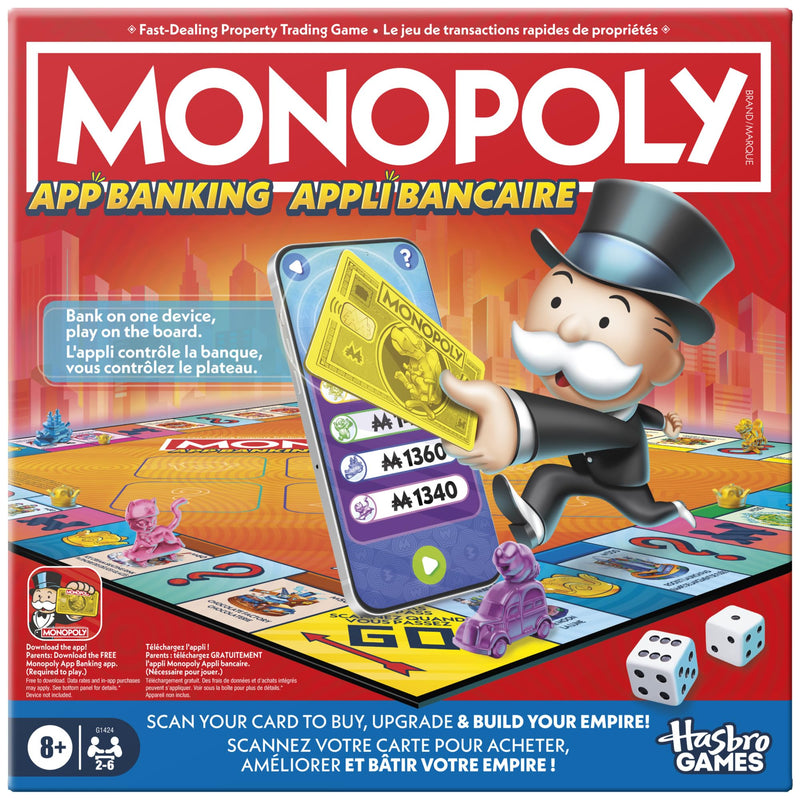 Hasbro - MONOPOLY - APP BANKING Toys & Games