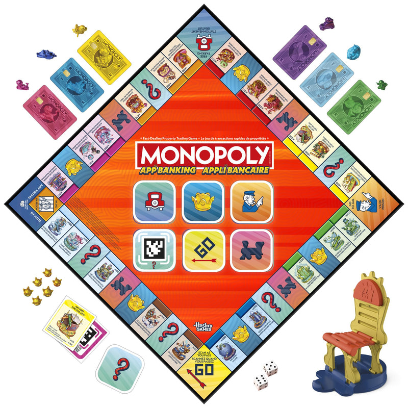 Hasbro - MONOPOLY - APP BANKING Toys & Games