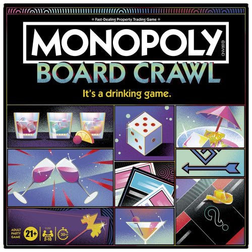 Hasbro - Monopoly - Board Crawl Toys & Games