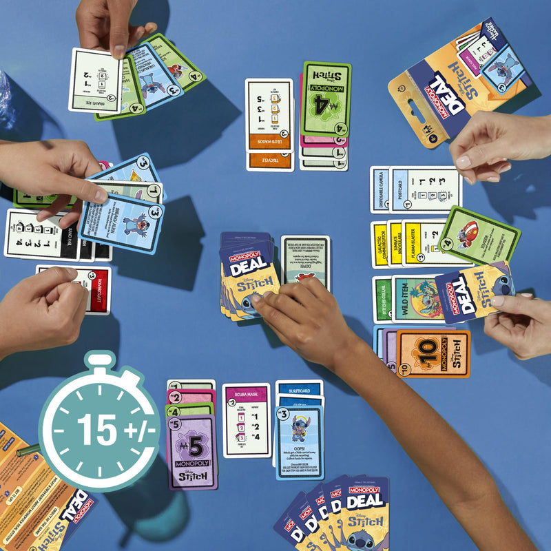Hasbro - MONOPOLY DEAL STITCH Toys & Games