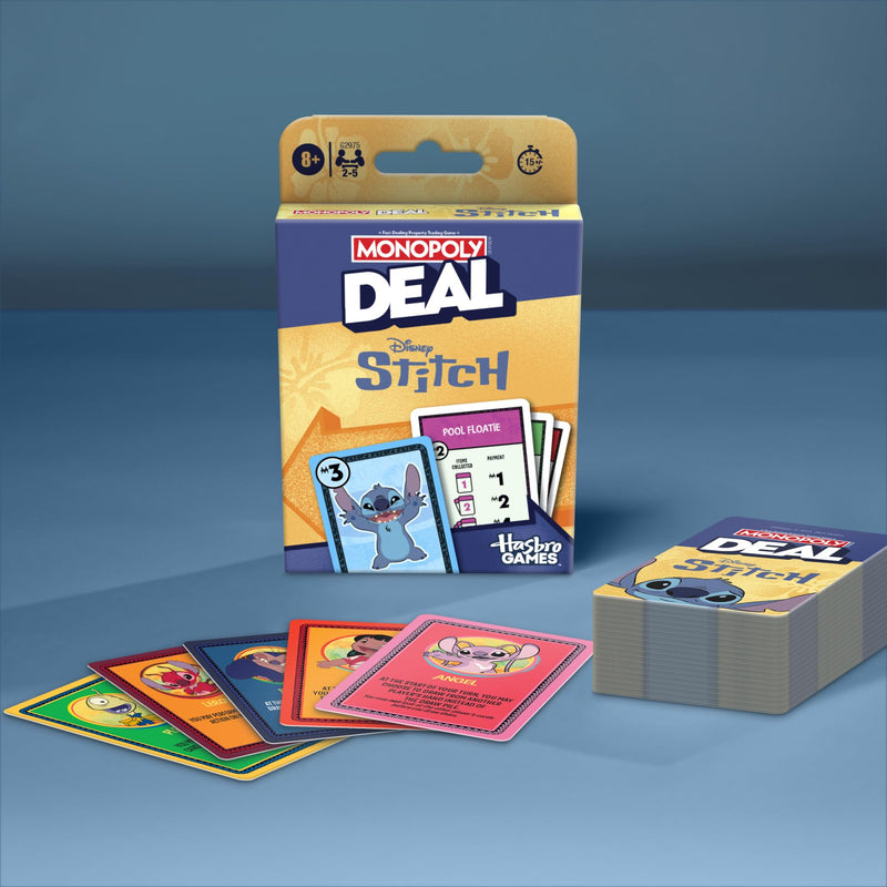 Hasbro - MONOPOLY DEAL STITCH Toys & Games