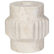 Heirloom - Altis Travertine Candle Holder Short Home & Kitchen