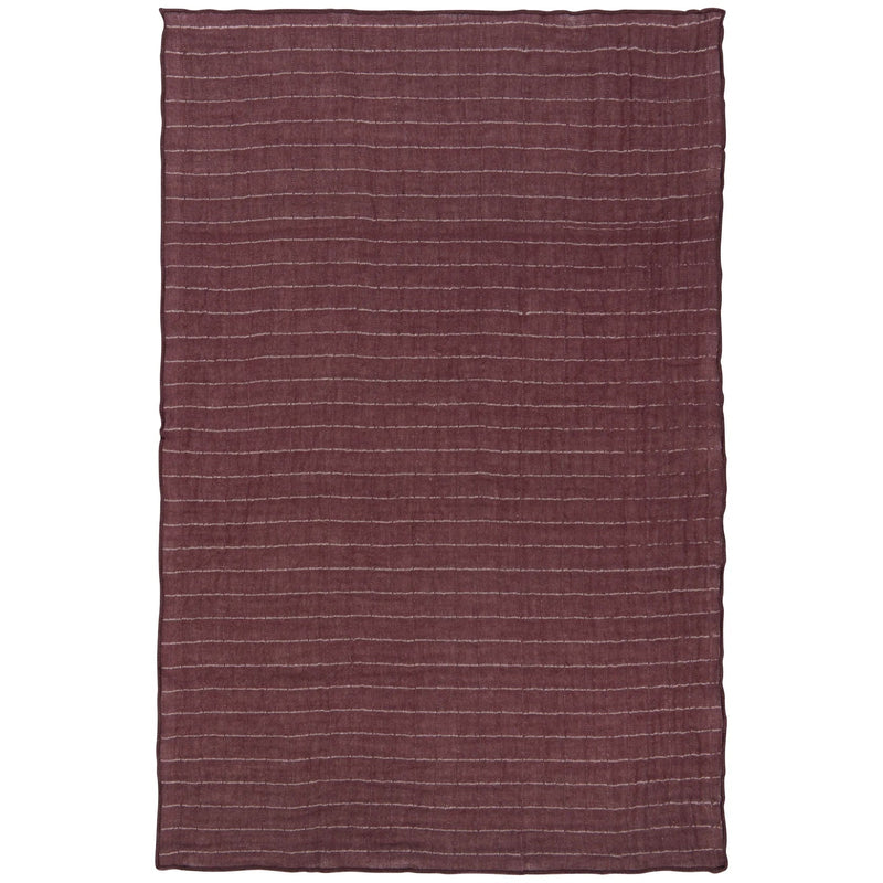 Heirloom - Ash Plum Double Gauze Dishtowels Set of 2 Home & Kitchen