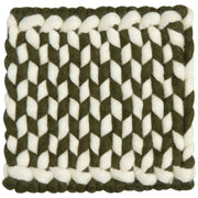 Heirloom - Braid Felt Wool Trivet - Olive Branch Home & Kitchen