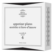 Heirloom - Bundle Element Appetizer Plates Set of 4 Home & Kitchen