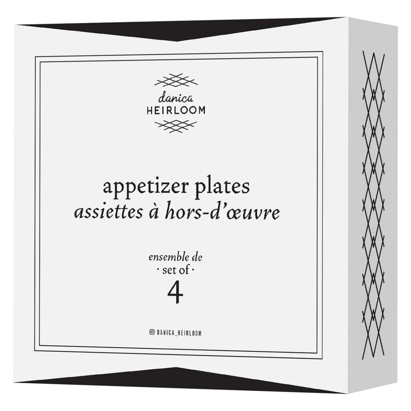 Heirloom - Bundle Element Appetizer Plates Set of 4 Home & Kitchen