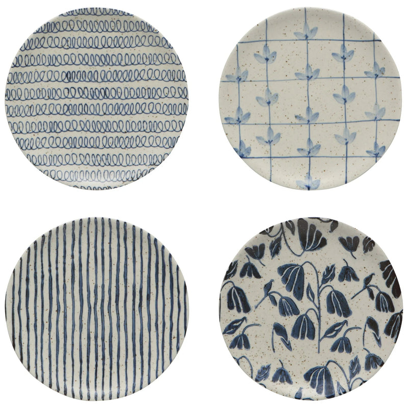Heirloom - Bundle Element Appetizer Plates Set of 4 Home & Kitchen