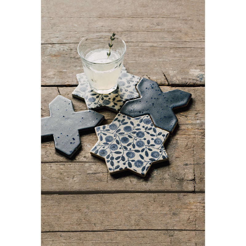 Heirloom - Calendula Coasters Set of 4 Home & Kitchen